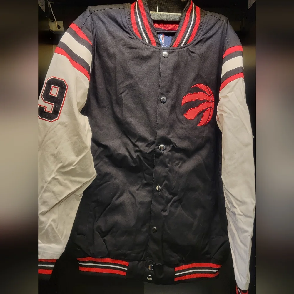 BNWT Toronto Raptors Championship Varsity Jacket - Picture 1 of 9